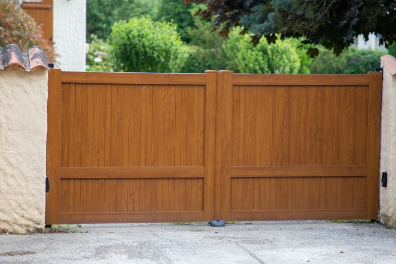 Finished Wood Gate Repair