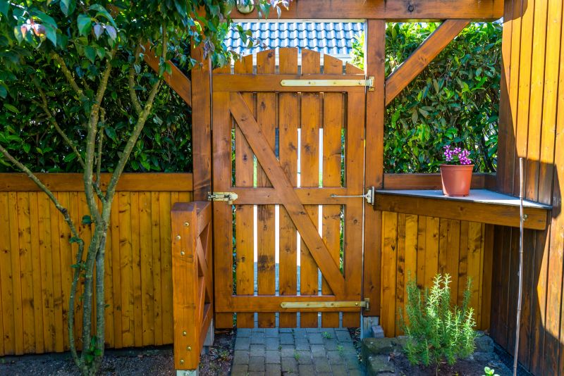 Repaired Wood Gate